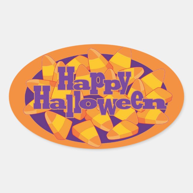 Happy Halloween Sticker (Vorderseite)