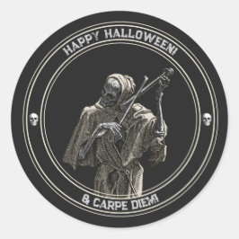 Happy Halloween Sticker avec Musicing Death