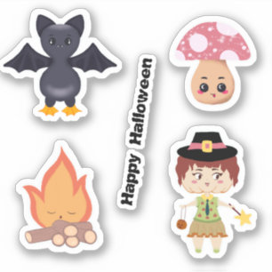 Happy Halloween Sticker-Paket  Aufkleber