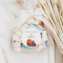 Happy Halloween Sticker pour Bonbons & Cookies Sac