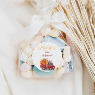 Happy Halloween Sticker pour Bonbons & Cookies Sac