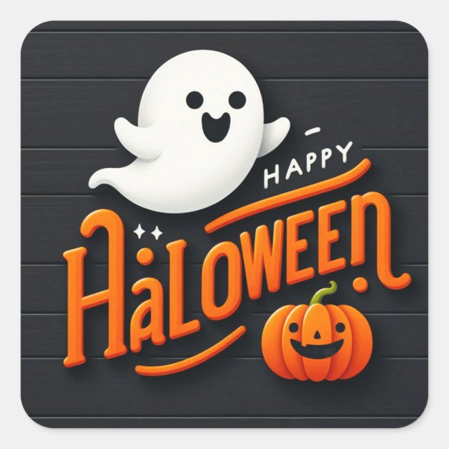 Happy Halloween Stickers (Vorderseite)