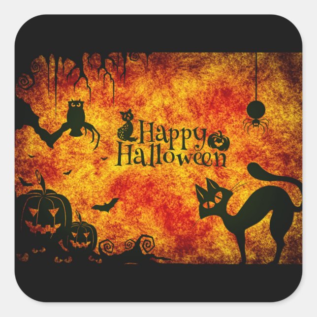 Happy Halloween Stickers (Vorderseite)