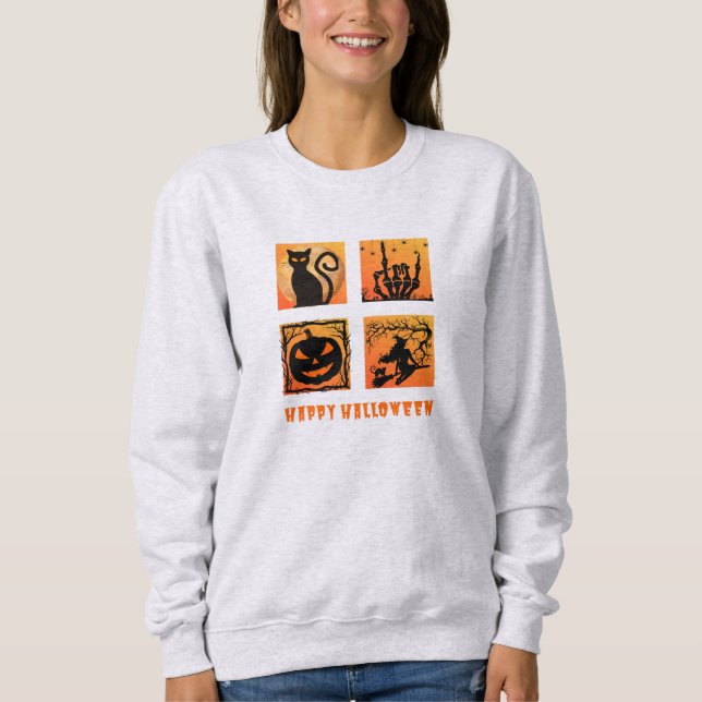 Happy Halloween sweatshirt (Devant)