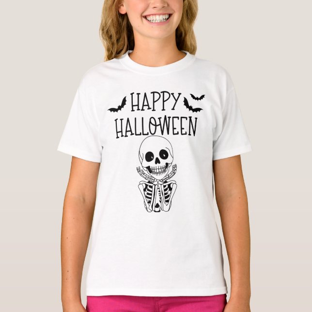 Happy Halloween T - Shirt (Vorderseite)