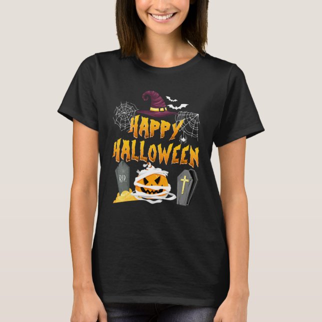 Happy Halloween T-Shirt (Vorderseite)