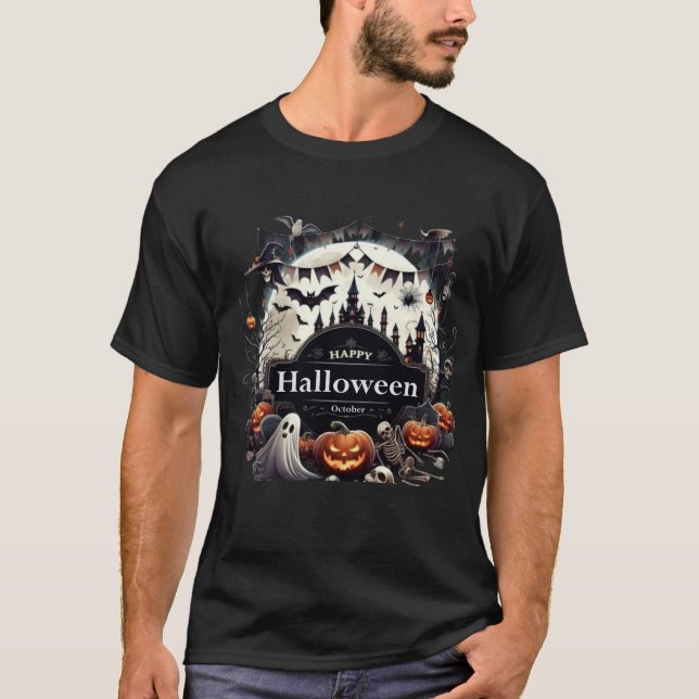 Happy Halloween T-Shirt (Vorderseite)