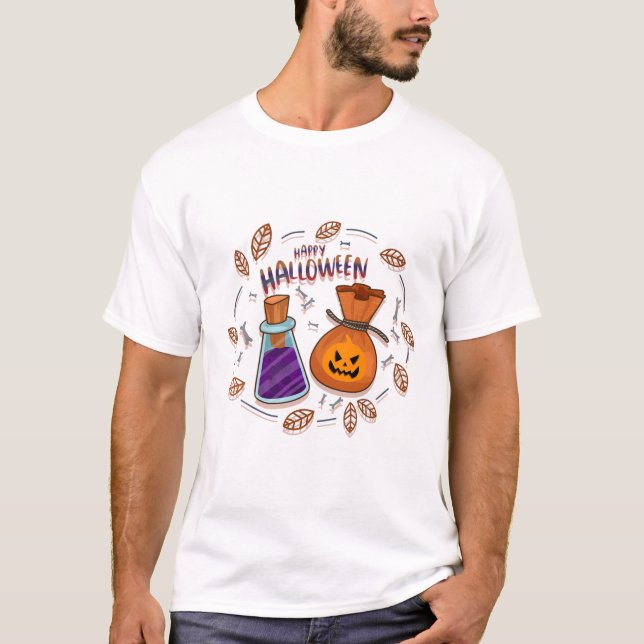 Happy halloween T-Shirt (Vorderseite)