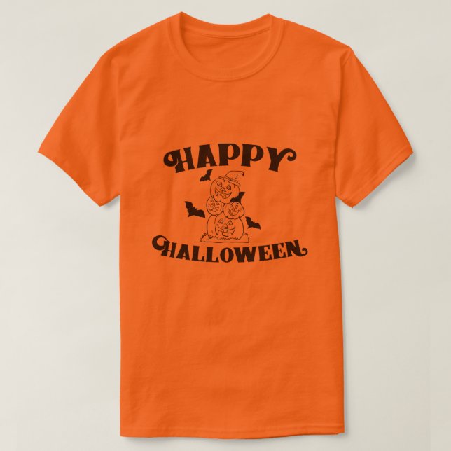 Happy Halloween T-Shirt (Design vorne)