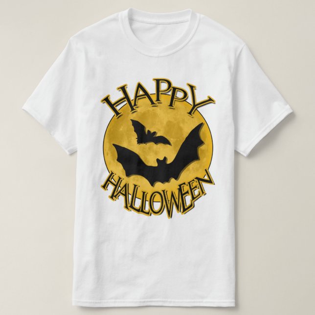 Happy Halloween T - Shirt (Design vorne)