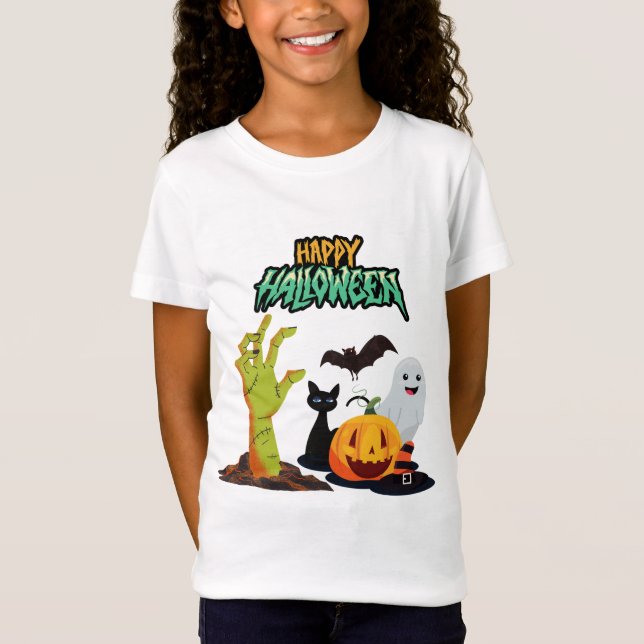 happy halloween T-Shirt (Vorderseite)