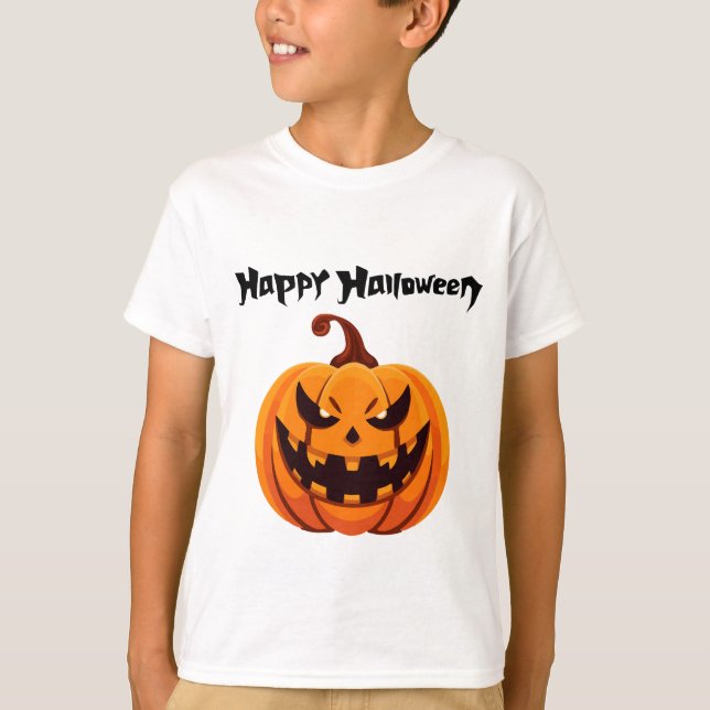 Happy Halloween T - Shirt (Vorderseite)