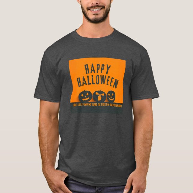 Happy Halloween T - Shirt | Spooky Fun Graphic T-S (Vorderseite)