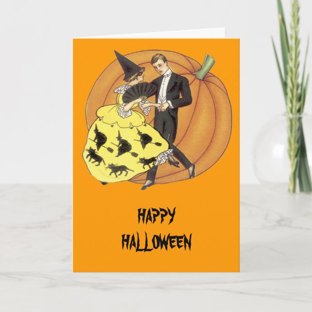 Happy Halloween - tanzen Sie die Nacht weg Karte (Vorderseite)