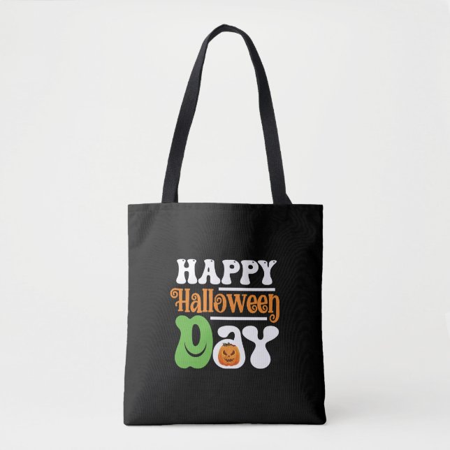 Happy Halloween Tasche (Vorderseite)