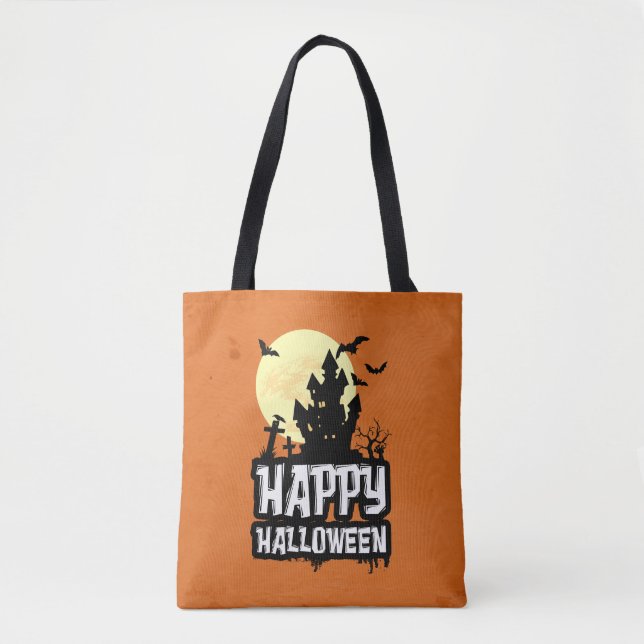 Happy Halloween Tasche (Vorderseite)