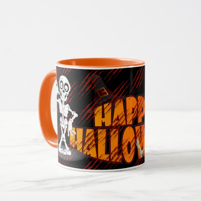 Happy Halloween Tasse (Vorderseite Links)