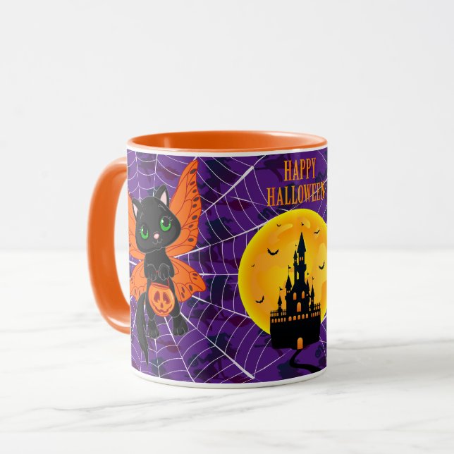 Happy Halloween Tasse (Vorderseite Links)