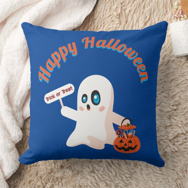 Happy Halloween Throw Kissen (Decke)