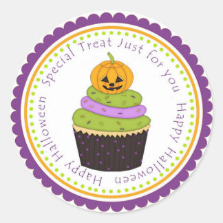 Happy Halloween Treat Cadeau Étiquette étiquette S