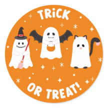 Happy Halloween Trick oder Treat Ghosts