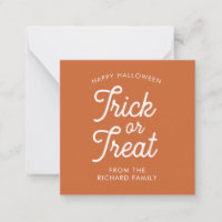 Happy Halloween Trick oder Treat Personalisiert