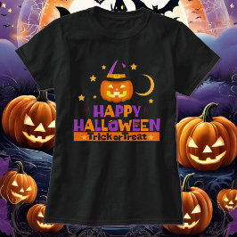 Happy Halloween Trick oder Treat Smiling Pumpkin T T-Shirt