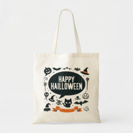 Happy Halloween Trick oder Treat Tote Bag Tragetasche