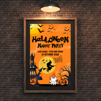 Happy Halloween Trick ou Treat Poster