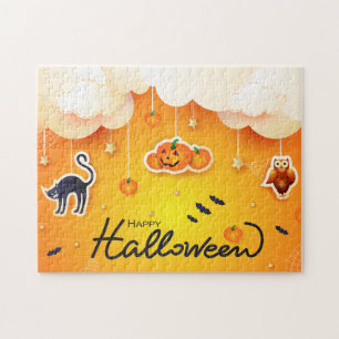 Happy Halloween über den Wolken