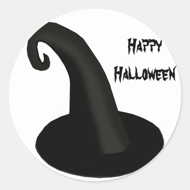 Happy Halloween-Umschlag Aufkleber (Vorderseite)