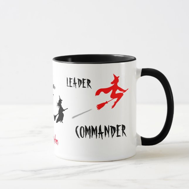 Happy Halloween und Best Hexen lustig Brauch Tasse (Rechts)