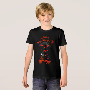 Happy Halloween und ja, es ist 5. Geburtstag Tri-Blend Shirt