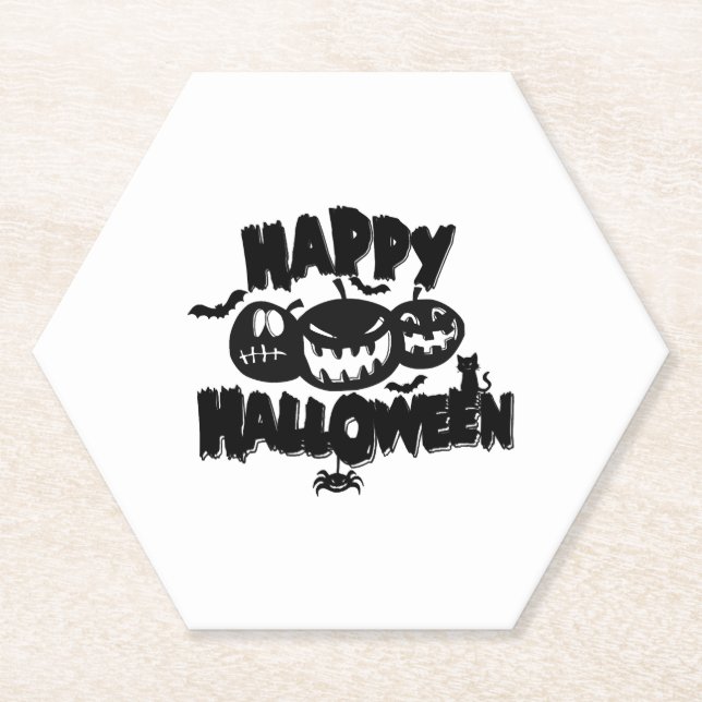 Happy Halloween                     Untersetzer (Vorderseite)