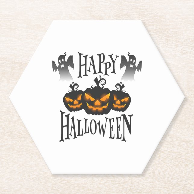 Happy Halloween                            Untersetzer (Vorderseite)