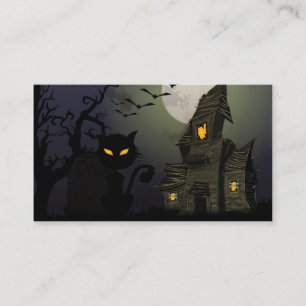 Happy Halloween Visitenkarte