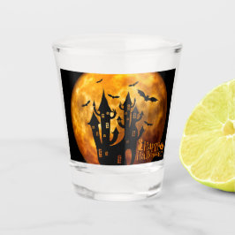 Happy Halloween (Vollmond) Schnapsglas