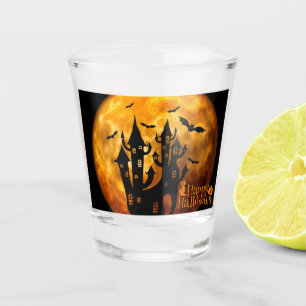 Happy Halloween (Vollmond) Schnapsglas