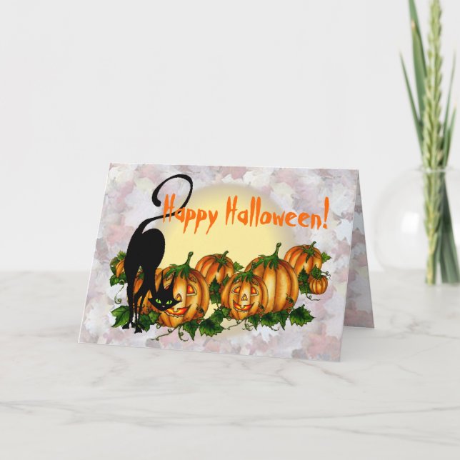 HAPPY HALLOWEEN von SHARON SHARPE Karte (Vorderseite)