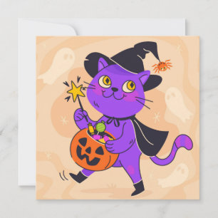 Happy Halloween Weihnachtskarte Feiertagskarte