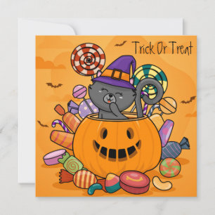 Happy Halloween Weihnachtskarte Feiertagskarte