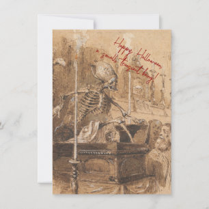 Happy Halloween Weihnachtskarte Feiertagskarte