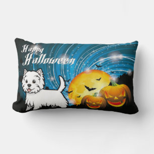 Happy Halloween West Highland Terrier Lendenkissen