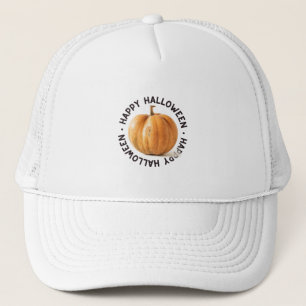 Happy Halloween white cap Truckerkappe