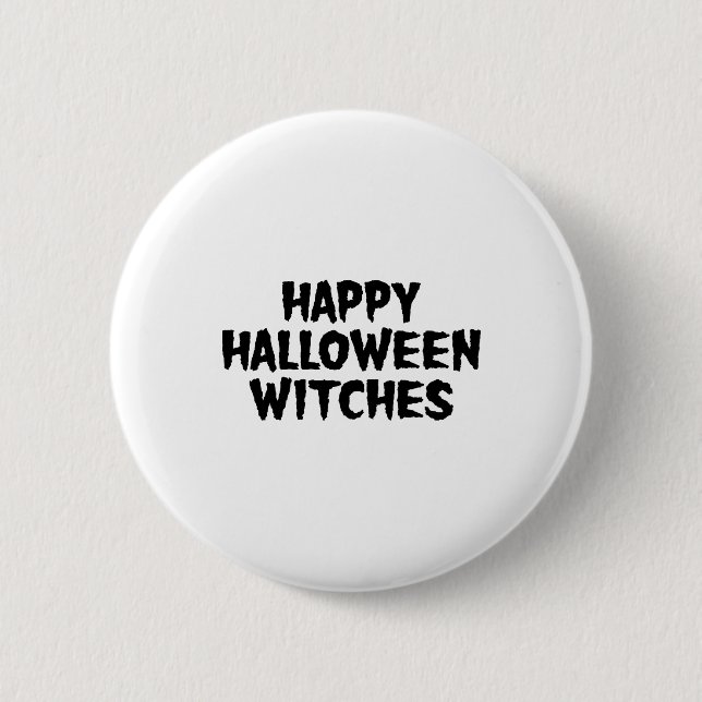 Happy Halloween Witches  Button (Vorderseite)