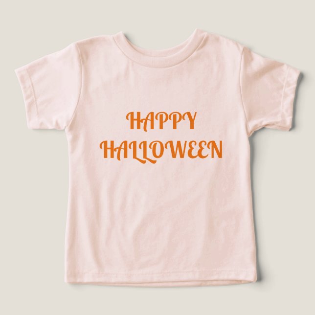 Happy Halloween Women's Orange Black (Design Vorderseite)