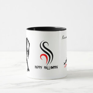 Happy Halloween Zombie Fighting Funny anpassbar Tasse