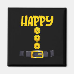 Happy Halloween ZwergKostümfarbenanpassung Magnet