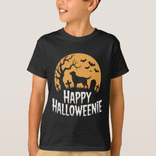 Happy Halloweenie Dog Liebhaber Spooky Vibes Hallo T-Shirt