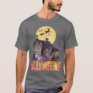 Happy Halloweenie Halloween Kostüm Dackel Witc T-Shirt